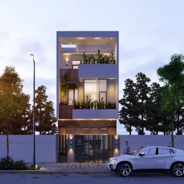 Nhà phố 3 tầng 5×20 đẹp tại – Bình Dương