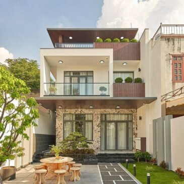 Nhà phố 3 tầng hiện đại anh Tiến Thuận Giao